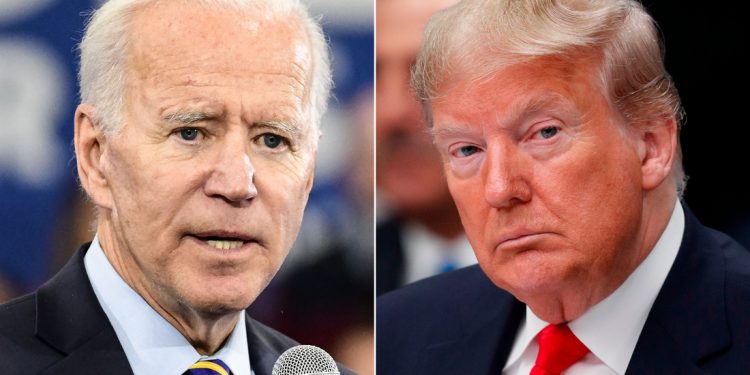 Joe Biden and Donald Trump