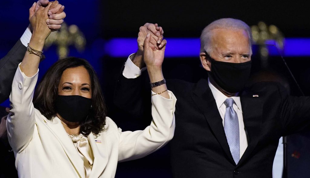 Kamala Harris and Joe Biden