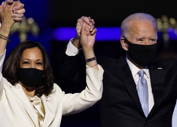 Kamala Harris and Joe Biden