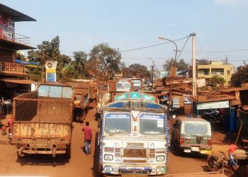 Mineral-laden vehicles trigger traffic jam; locals fume