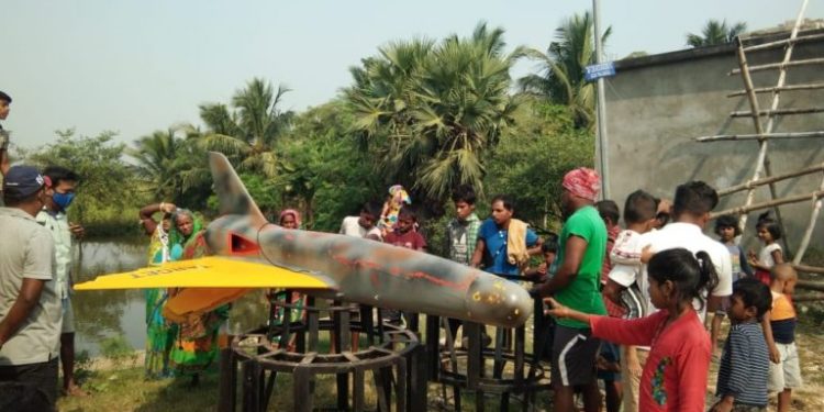 Strange metallic rocket-like object caught by Balasore fishermen