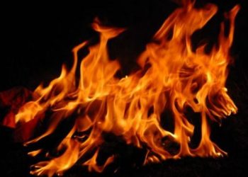 Youth sets government office on fire in Sambalpur district, detained