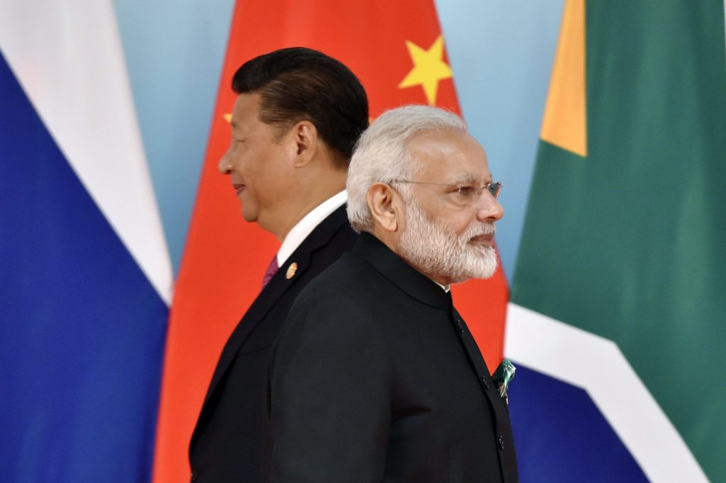 File photo of Chinese President Xi Jinping and Prime Minister Narendra Modi