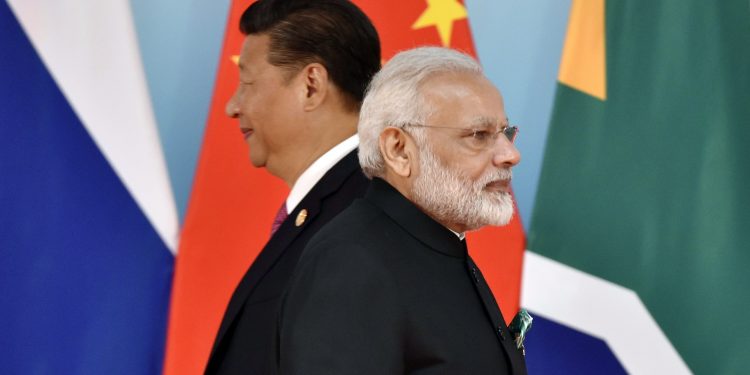 File photo of Chinese President Xi Jinping and Prime Minister Narendra Modi