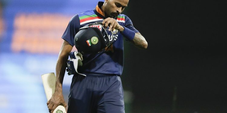 Sydney: India's Hardik Pandya walks from the field after he was dismissed for 90 runs during the one day international cricket match between India and Australia at the Sydney Cricket Ground in Sydney, Australia, Friday, Nov. 27, 2020. AP/PTI(AP27-11-2020_000170B)