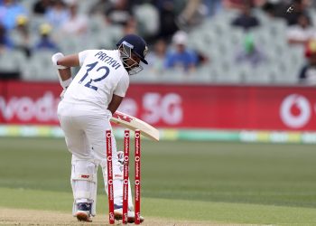 Adelaide:India's Prithvi Shaw turns to see he's bowled on the second delivery from Australia during their cricket test match at the Adelaide Oval in Adelaide, Australia, Thursday, Dec. 17, 2020. AP/PTI Photo(AP17-12-2020_000005B)