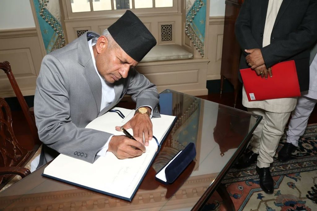 Nepal's foreign minister Pradeep Gyawali