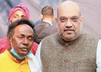 Amit Shah and Basudeb Das