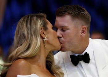 David Warner and Candice Warner