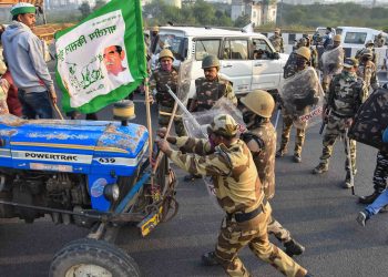 Farmers protest