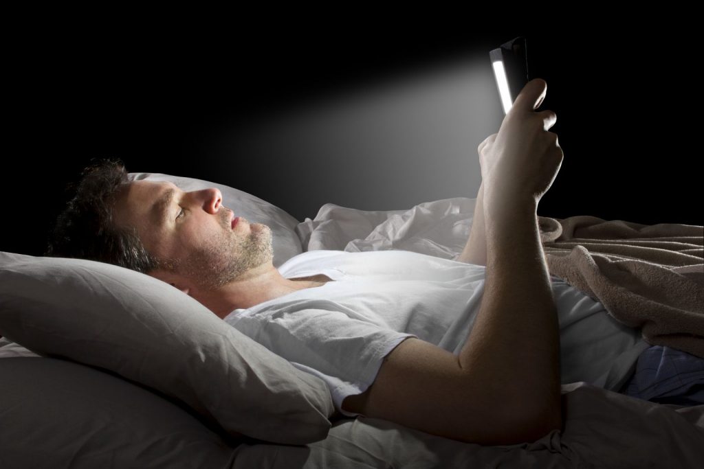 Using smartphone just before sleeping? Beware!