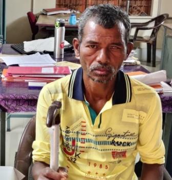 Pension blues: Differently-abled man forced to sell off goat to finance office runarounds 