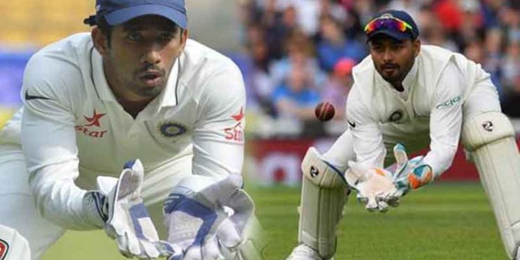 Wriddhiman Saha and Rishabh Pant