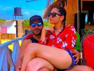 Ankita Lokhande enjoying vacation in the lap of fiance Vicky Jain; pic goes viral