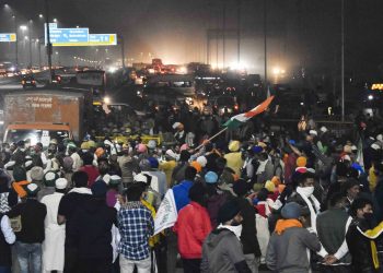 Farmers protest