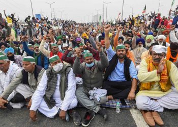 Farmers protest