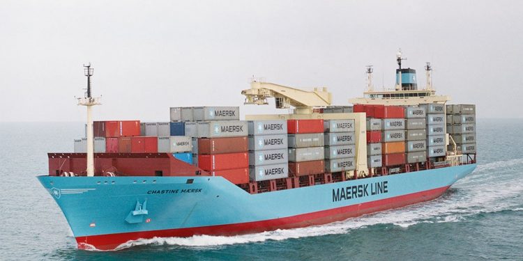 Maersk caego ship