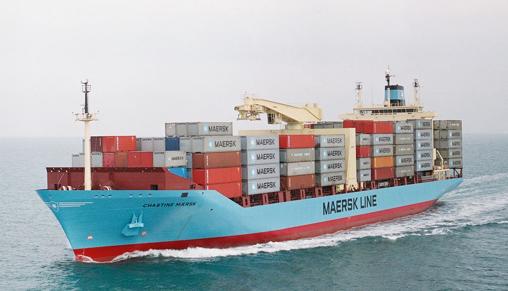 Maersk caego ship