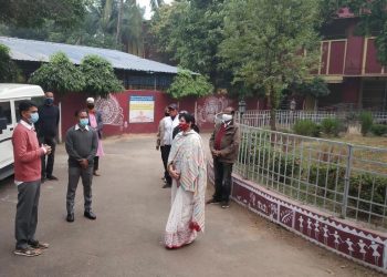 5T Secretary VK Pandian visits schools in Bhubaneswar