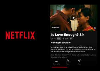 Tillotama Shome-starrer 'Sir' to release on Netflix