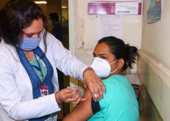 Dry run of the vaccination jab in the first phase   PTI Photo