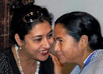 Satabdi Roy and Mamata Banerjee