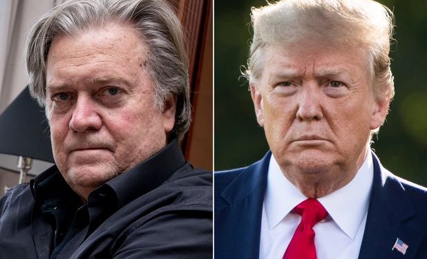 Steve Bannon and Donald Trump