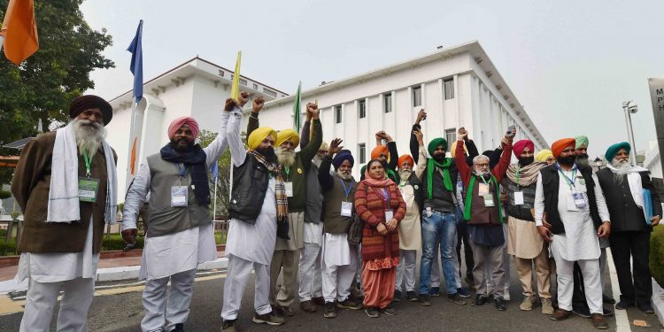 Farmer union leaders