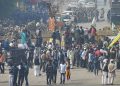 Protesting farmers