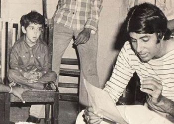 Big B's throwback pic from Mr Natwarlal set with Hrithik as a child Mumbai: Amitabh Bachchan Tuesday shared a throwback black and white photo of himself from the sets of his 1979 film Mr Natwarlal which also features Hrithik Roshan as a young boy of four or five. In the photograph, Amitabh Bachchan features alongside the film's music director Rajesh Roshan and a young Hrithik. Big B turned nostalgic while recalling the recording of the song titled "Mere paas aao mere doston" for the action comedy. "The first song I sang for film .. ‘mere paas aao ..' for Mr Natwarlal .. music rehearsal with Rajesh Roshan , Music Director .. AND .. all this being overseen by one ‘palti maar ke ‘ little one sitting on the bench ... a certain HRITHIK ROSHAN," Bachchan wrote on Instagram. In the picture, Hrithik can be seen staring attentively at Big B as he rehearses the song with his uncle Rajesh Roshan. The Rakesh Kumar directorial also starred Rekha, Kader Khan and Amjad Khan in key roles. A large part of the film was shot in Kashmir. A few days ago, Big B had shared a childhood photo of his son Abhishek Bachchan on Instagram. "Tashkent , Soviet Union .. 1900's .. where he signed his first autograph.. Abhishek," the actor had captioned the photo.