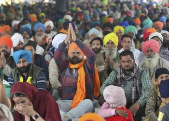 Protesting farmers