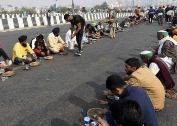 Farmers protest