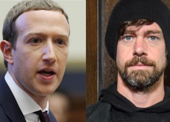 Mark Zuckerberg and Jack Dorsey