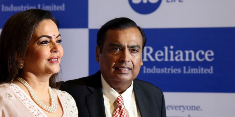 Mukesh and Nita Ambani