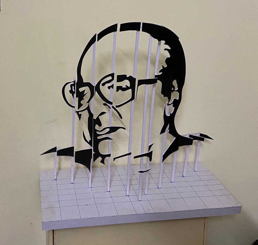 Berhampur ITI students create Biju Patnaik’s 3D graphics sculpture