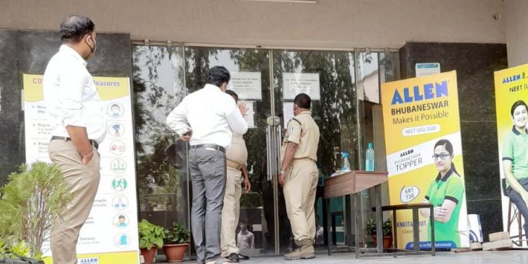 Coaching institute in Bhubaneswar sealed as over 20 students test positive for COVID-19