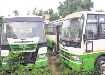 Cuttack’s town bus service in limbo