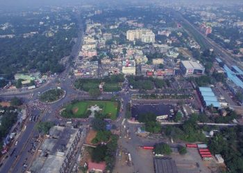 Aerial view of Bhubaneswar (Creative Commons)