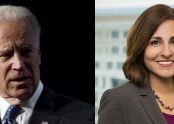 Joe Biden and Neera Tanden.