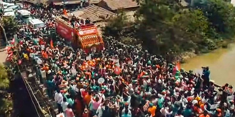 BJP roadshow in West Bengal