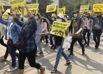 Protests in Myanmar