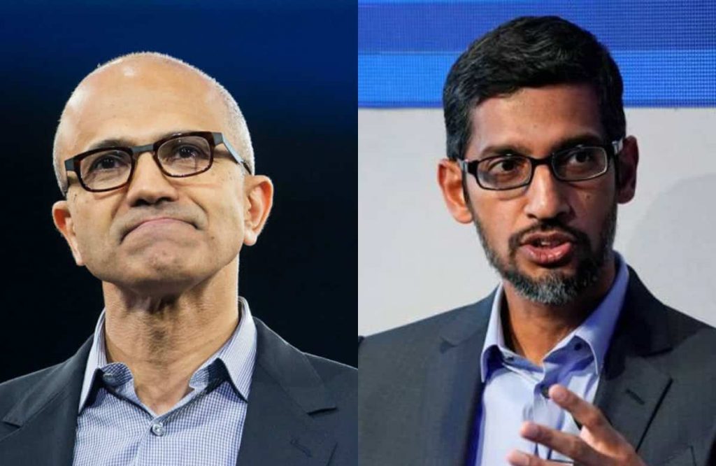 Nadella and Pichai