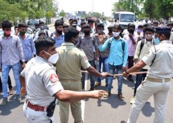 Plus-II students demand cancellation of exams, threaten to gherao Naveen Nivas