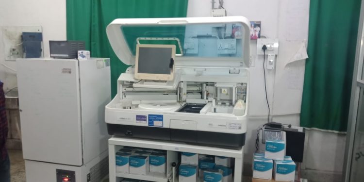 Thyroid testing machine defunct; patients suffer