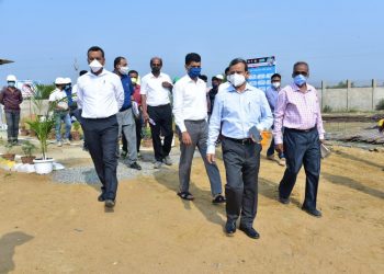 Top bureaucrats visit Balasore to review infrastructure for developmental projects