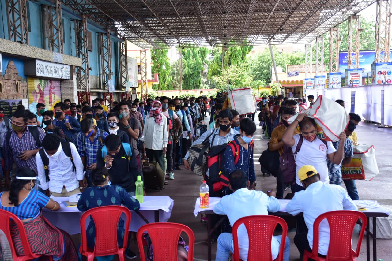 Migrants at BBSR