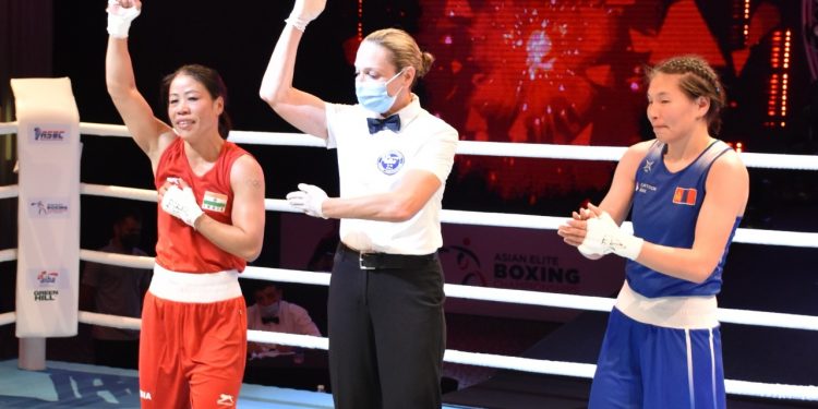 Top seed Mary Kom (51kg). Credit : BFI)