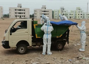 Garbage van