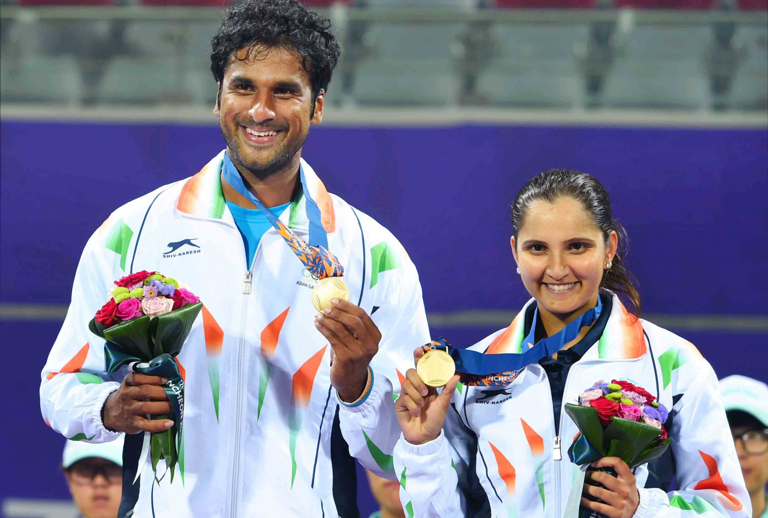 Sania Mirza and Saketh Myneni