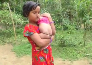 Covid-19 7-year-old orphaned girl now taking care of newborn brother 